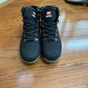 Marc Ecko Black and Tan Men's Boots